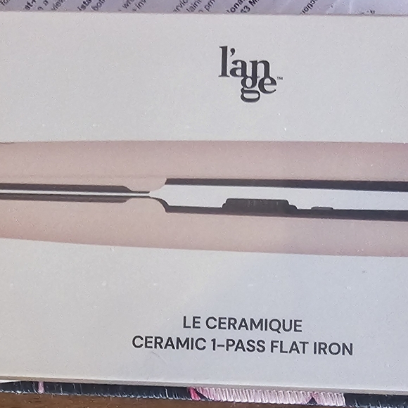 L' ange Blush Hair Ceramic Straightener 1 Pass Flat Iron - Picture 4 of 5
